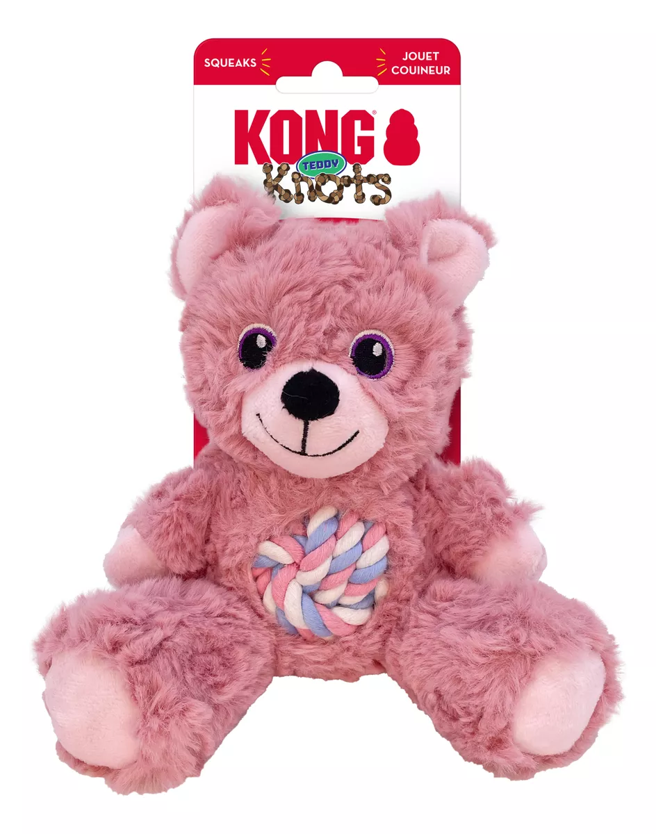 Kong Knots Teddy Small Rosa (NKTD31)
