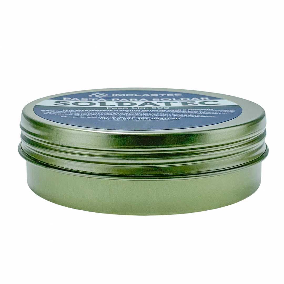 Pasta Soldatec Pastoso Solda Fluxo 50g Implastec SOLDATEC50G