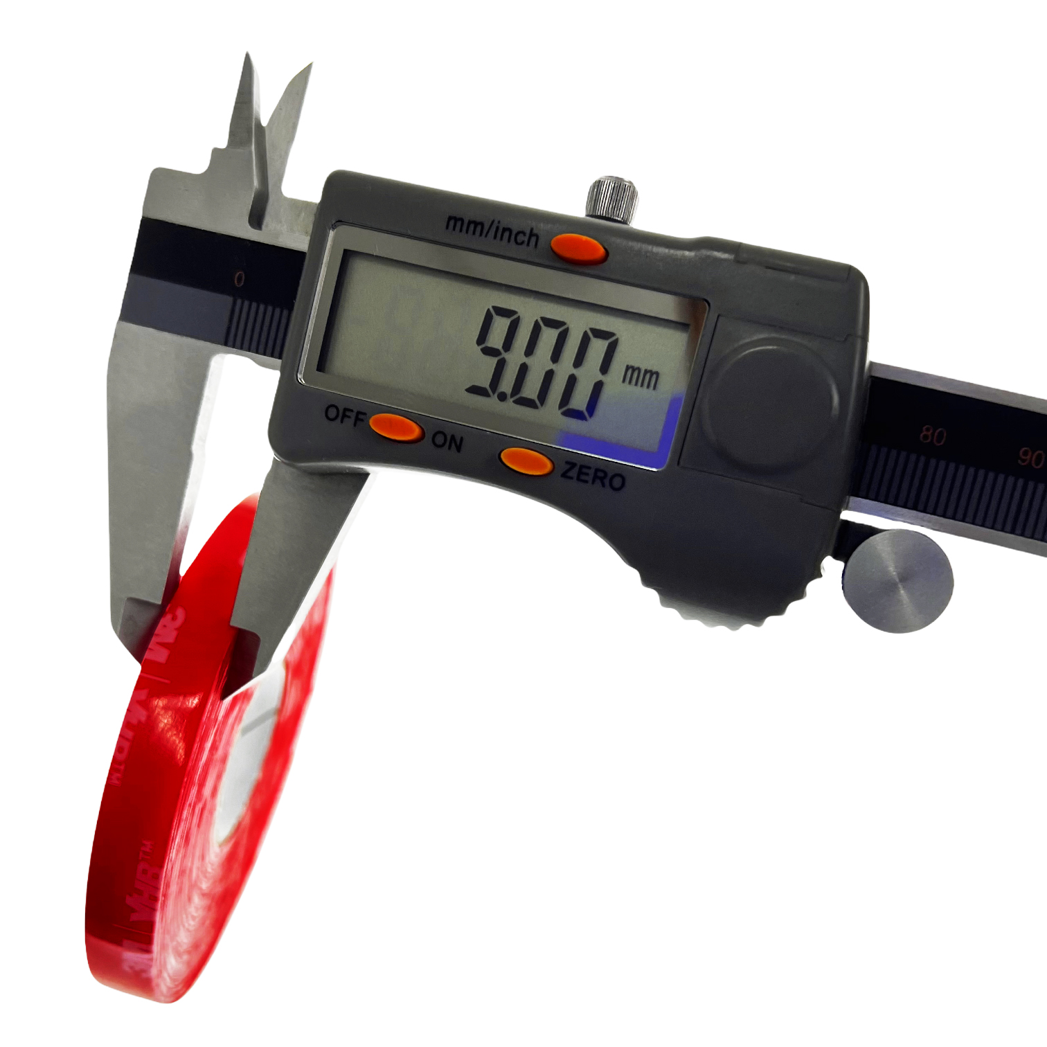 Fita Dupla Face 3M VHB 4910 9mm x 3m Liner Vermelho 4910