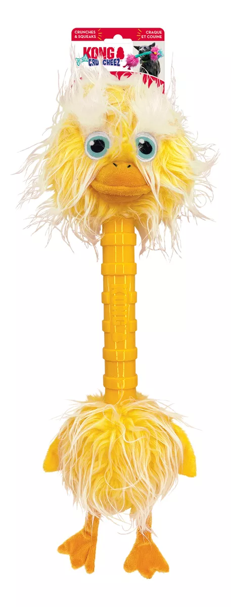 Kong Cruncheez Stretch Birds X-large Amarelo (RCSBX)