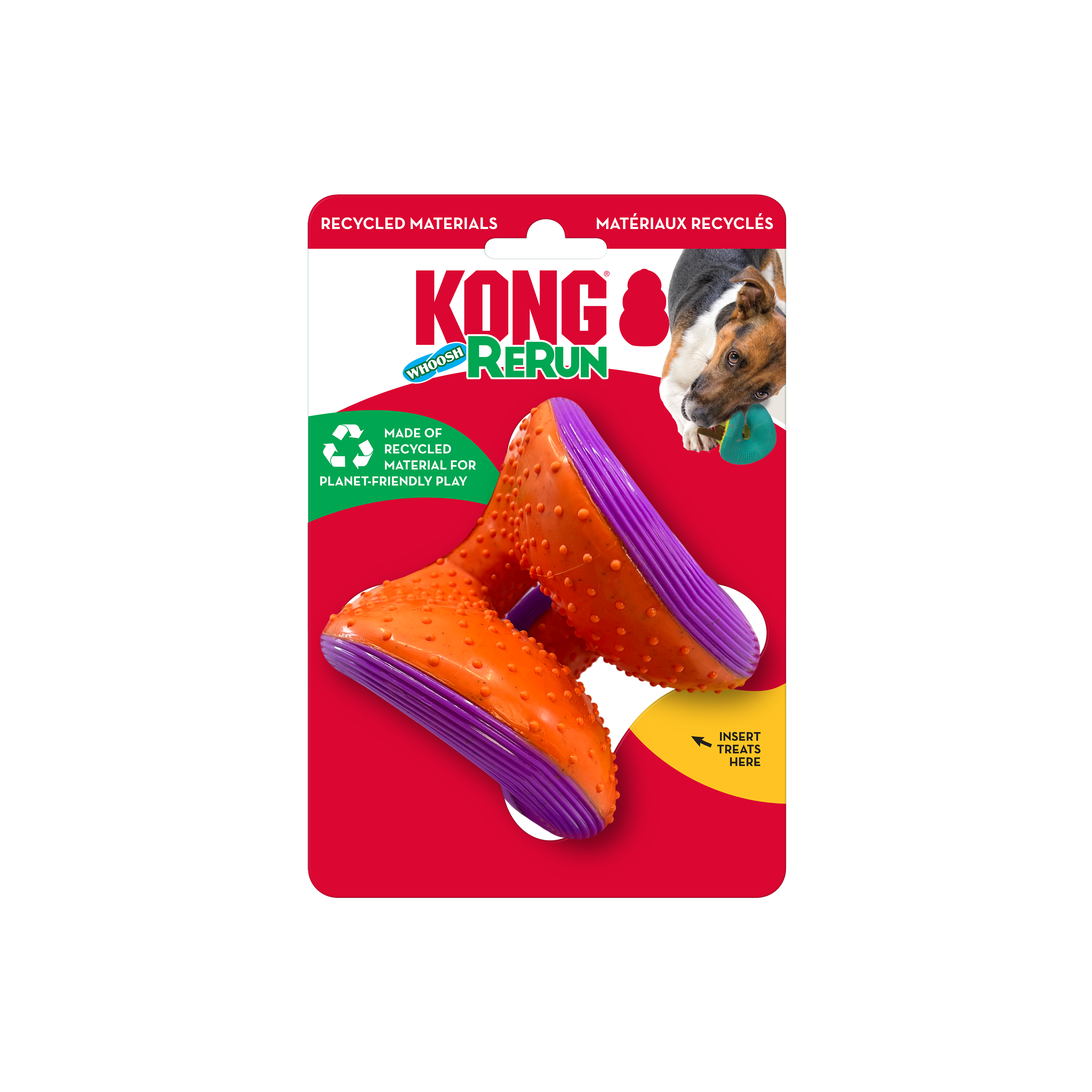 Kong Rerun Whoosh Ball Medium/large Roxo (PRW11)