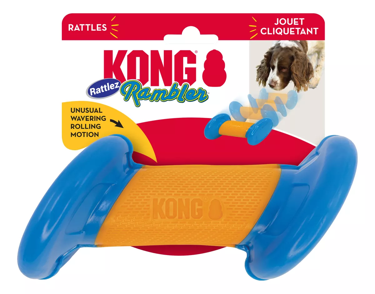 Kong Rambler Rattlez Bumbbell Large (PHR12)