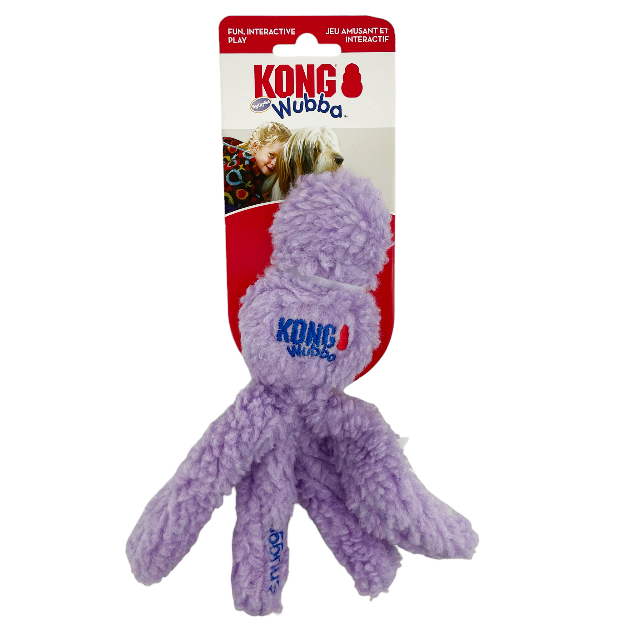 Kong Snugga Wubba Small Roxo (WS3)