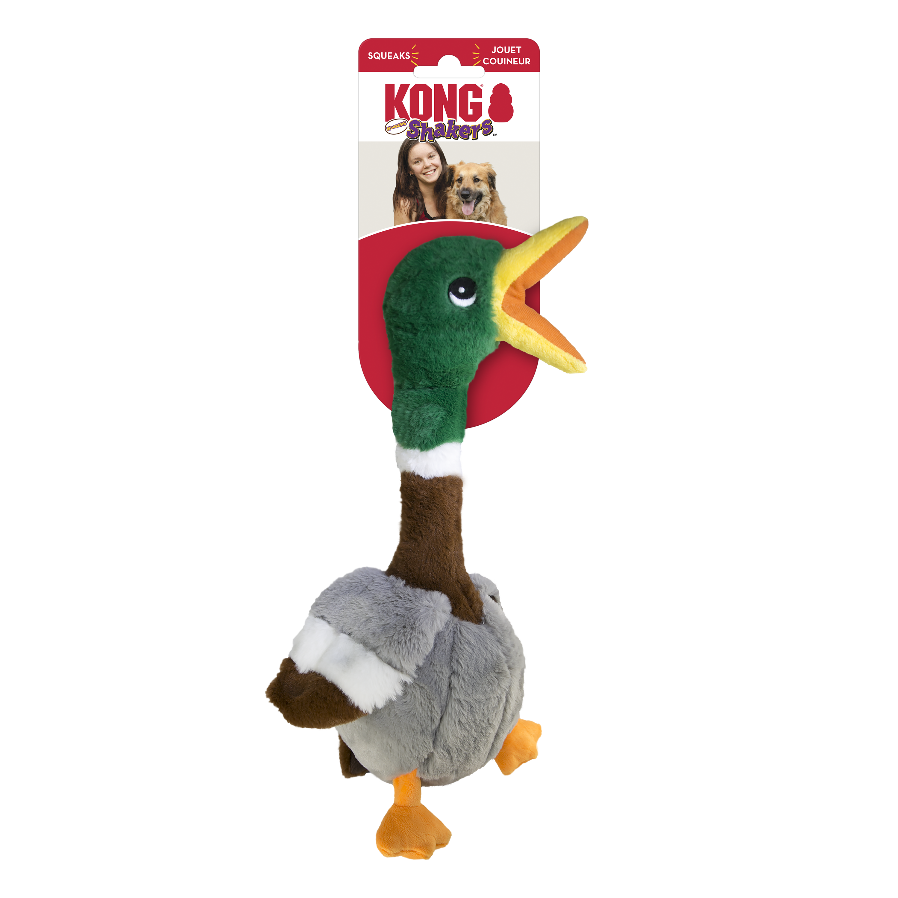 Kong Pelúcia Shakers Honkers Duck Large (SHK11)