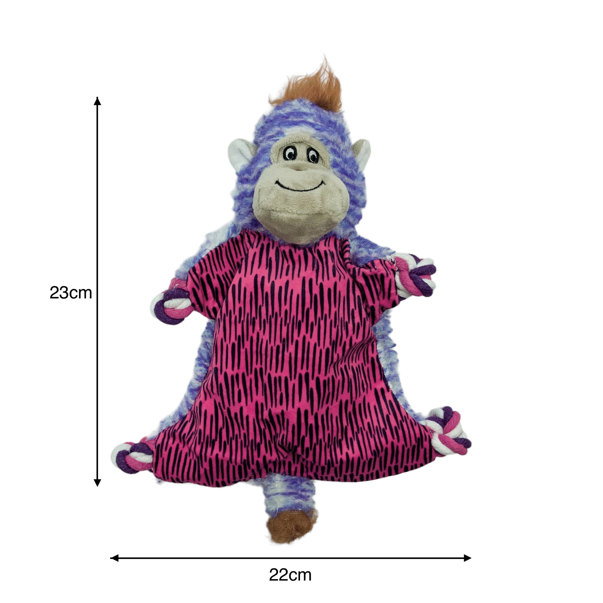 Kong Knots Flatz Monkey Small/medium (NKL33)