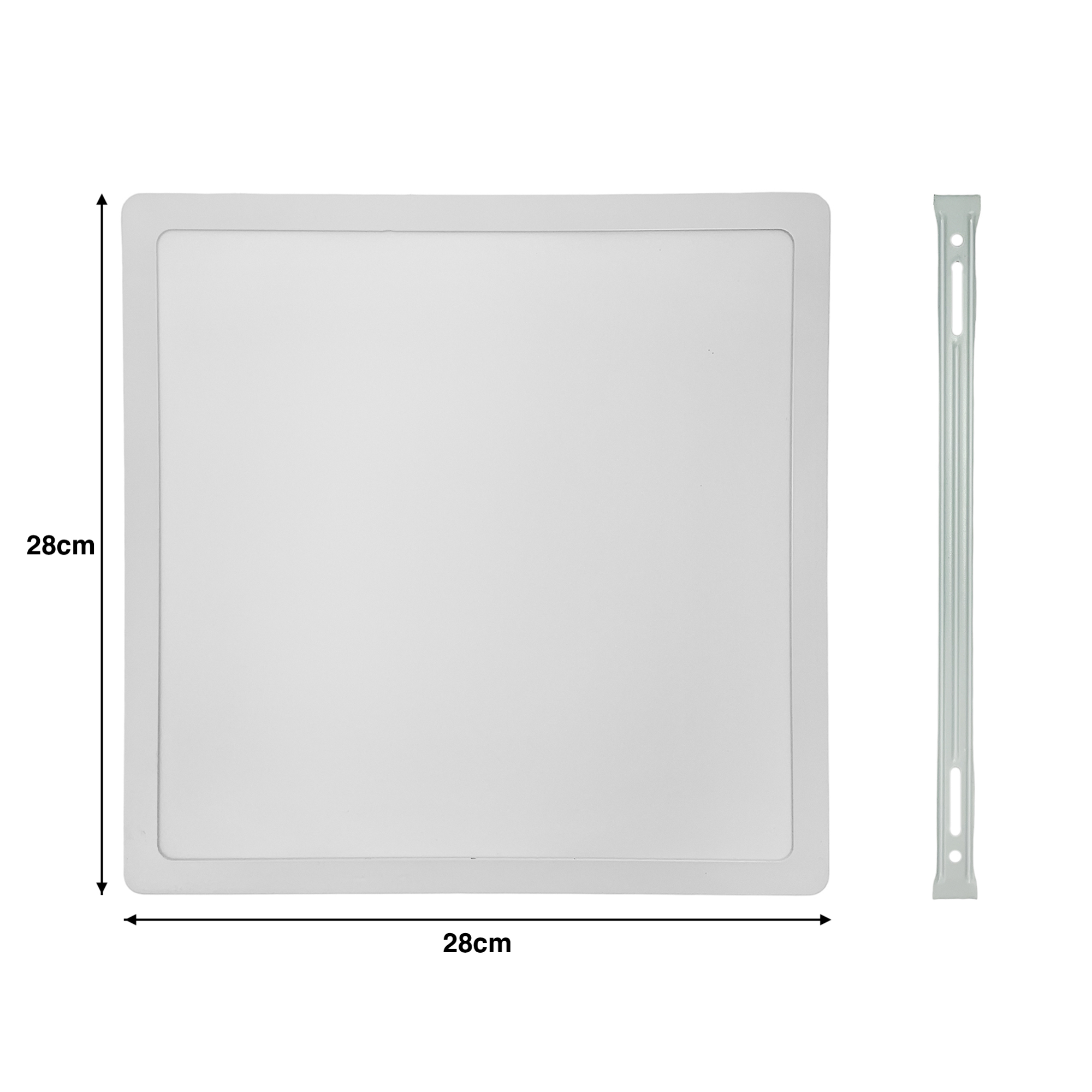 Painel Led Alu Sobrepor Quadrado 30CM Frio 6500K 24W Biv NH1680 Avant 768131375